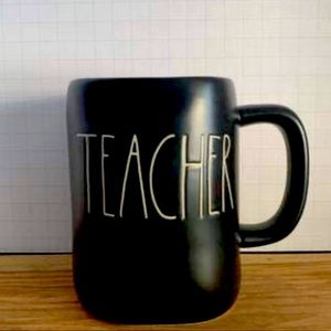 Rae Dunn Black Teacher Mug